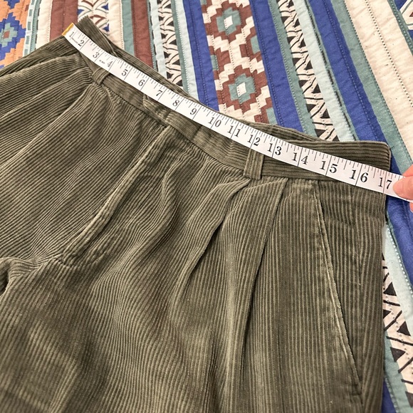 Green velvet pants Pierre Cardin vintage - Picture 12 of 16